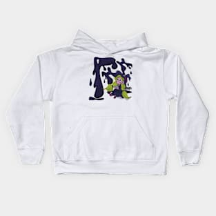 Ahh Distracted Witch Funny Kids Hoodie